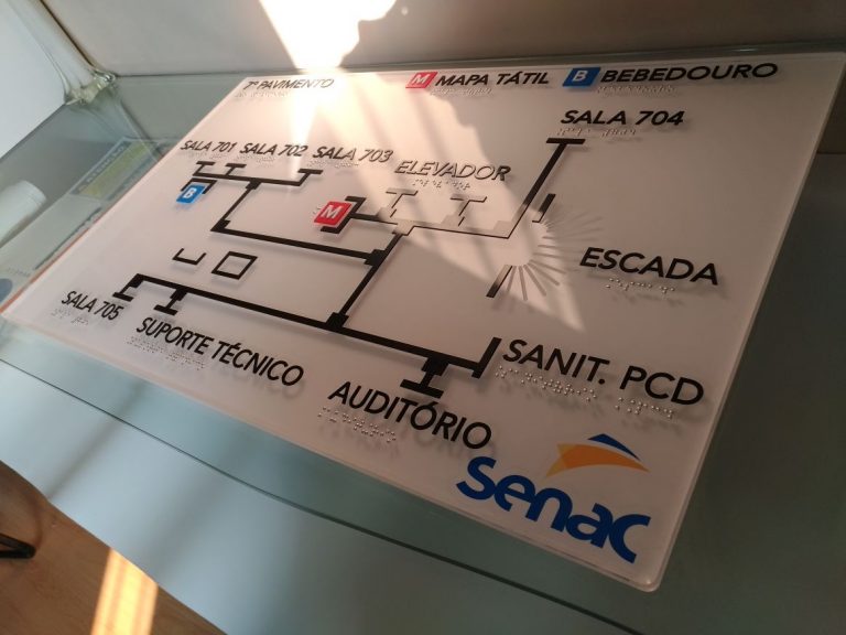 Mapa tátil Medidas